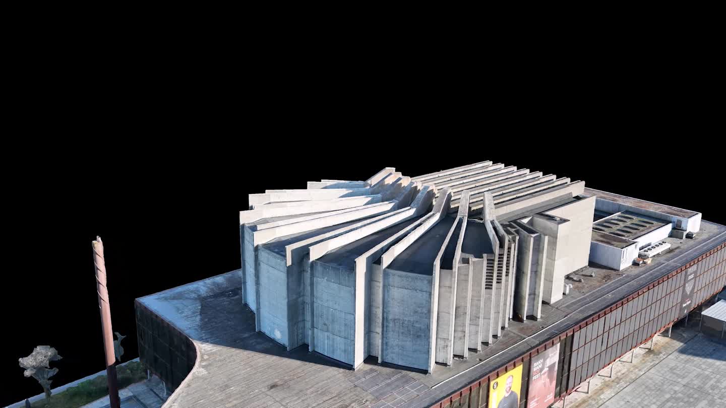 3D-modell av Grieghallen i RX